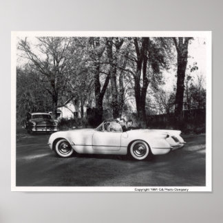 1953シボレーコルベット ポスター