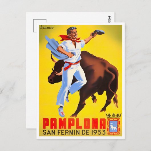 1953フェリアデパンポナヴィンテージ旅行 ポストカード (正面/裏面)