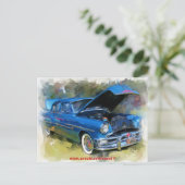 1953ポンティアック族長 ポストカード (スタンド正面)