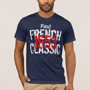 1953人のフランス人のクラシックの彼のための第60誕生日プレゼント Tシャツ