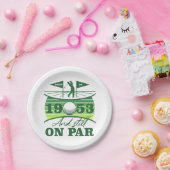 1953年おもしろいゴルファー70誕生日 ペーパープレート (パーティー)