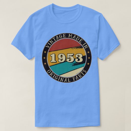 1953年に製造されたヴィンテージ部品オリジナル Tシャツ (デザイン正面)
