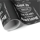 1953年に2023年の70年素晴らし間作 ラッピングペーパー (ロールコーナー)