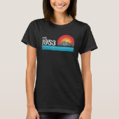 1953年のレトロとヴィンテージ設計 Tシャツ (正面)