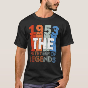 1953年の70誕生日生まれシャツ誕生日女性私 Tシャツ