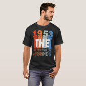 1953年の70誕生日生まれシャツ誕生日女性私 Tシャツ (正面フル)