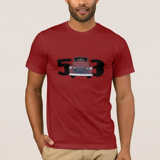 1953年のChevyの積み込み Tシャツ (正面)