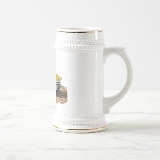 1953年のChevyステイン ビールジョッキ (右)