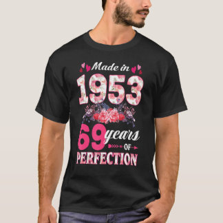 1953年フローラ69誕生日69歳Wom製 Tシャツ