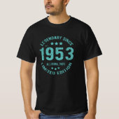 1953年ヴィンテージ誕生日 Tシャツ (正面)