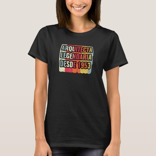 1953年以来の伝説的女性建築家 Tシャツ (正面)