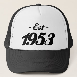 1953年確立される-誕生日 キャップ