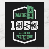 1953年製 ワインラベル (シングルラベル)