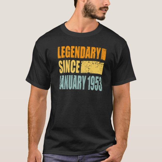 1953年1月以来の伝説 Tシャツ (正面)