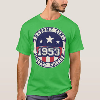 1953年70素晴らし誕生日以来70歳 Tシャツ