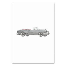 1953年Buick Skylarkの変換可能なクーペ-黒の テーブルナンバー