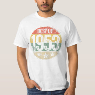 1953最高の年のレトロ誕生日 Tシャツ