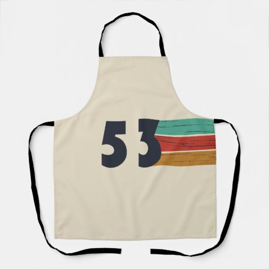 1953生まれ年のヴィンテージ エプロン (正面)