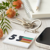 1953生まれ年のヴィンテージ キーホルダー (正面右)