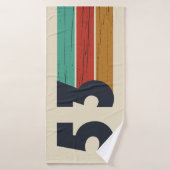 1953生まれ年のヴィンテージ バスタオル (バスタオル)