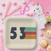 1953生まれ年のヴィンテージ ペーパープレート (パーティー)