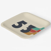 1953生まれ年のヴィンテージ ペーパープレート (傾斜あり)