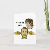 1953生まれ年の誕生日おもしろい事実 カード (正面)