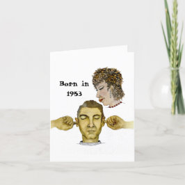 1953生まれ年の誕生日おもしろい事実 カード
