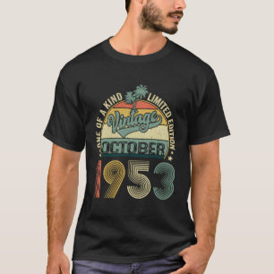 1953素晴らし年10月70日から Tシャツ
