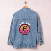 1953素晴らし年4月誕生日以来1953年4月ヴィンタ デニムジャケット (ハンガー)