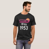 1953素晴らし年5月誕生日1953年5月ヴィンテージ Tシャツ (正面フル)
