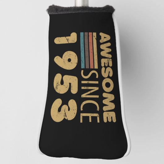 1953素晴らし年70歳の誕生日 ゴルフヘッドカバー (回転90)