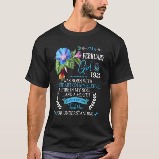 1953素晴らし年70誕生日以来、私は2月Giである Tシャツ (正面)