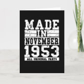 1953誕生日11月ヴィンテージことわざ カード (正面)