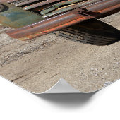 1953錆びたヴィンテージトラック ポスター (角)