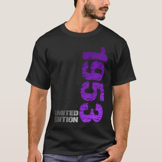 1953 70番目の誕生日生まれ1953 1953 1 Tシャツ (正面)