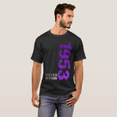 1953 70番目の誕生日生まれ1953 1953 1 Tシャツ (正面フル)