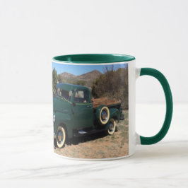1953 Chevyピックアップトラックグリーンヴィンテージコーヒー マグカップ