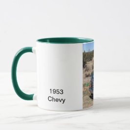 1953 Chevyピックアップトラックグリーンヴィンテージコーヒー マグカップ