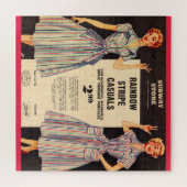 1953 Gimbels Subway Storeドレスアド ジグソーパズル (横)