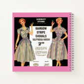 1953 Gimbels Subway Storeドレスアド ノートブック (裏面)