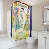 1953 Gimbels Subway Storeドレス販売とプリント シャワーカーテン (インサイチュ)