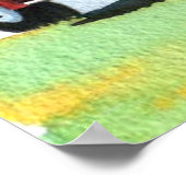 1954アンティークトラックキャンバス印刷 ポスター (角)