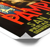 1954フェリアデパンポナヴィンテージ旅行 ポスター (角)