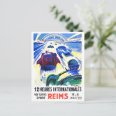 1954ランス12時間ヴィンテージレース ポストカード (スタンド正面)