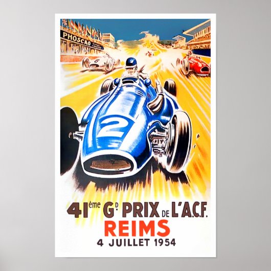 1954レイムスグランプリヴィンテージレース ポスター (正面)