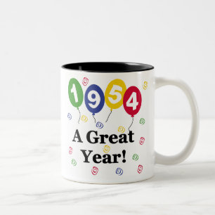 1954年すばらしい年の誕生日 ツートーンマグカップ