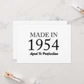 1954年に作られる カード (正面/裏面インサイチュ)