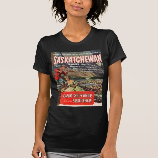 1954年のサスカチュワンの映画のポスター Tシャツ (正面)
