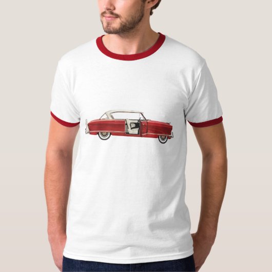 1954年のNashクラシックな車のTシャツ Tシャツ (正面)